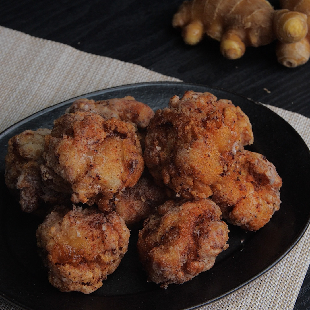【しょうがでポカポカ!】寒い時に食べたい唐揚げ♡ / Ginger Fried Chicken🍗🫚