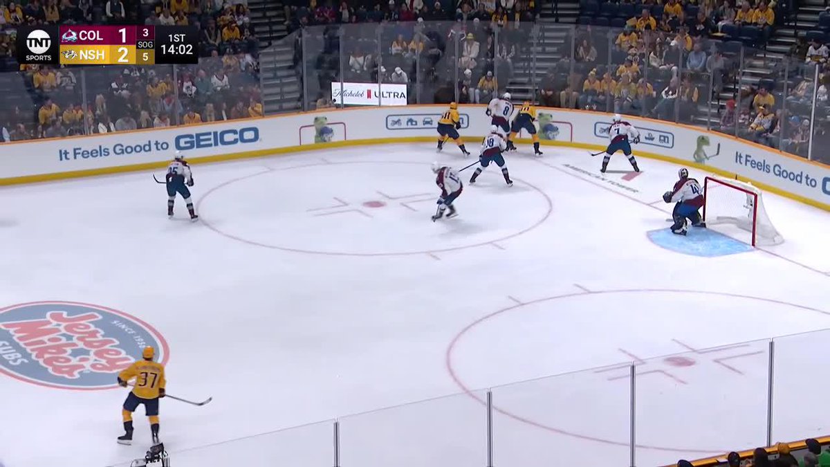 I mean, Reid Schaefer just bulldozing Cale Makar, then taking the puck and slam dunking a goal in the blue ice. Barry Trotz may need a new pair of pants.