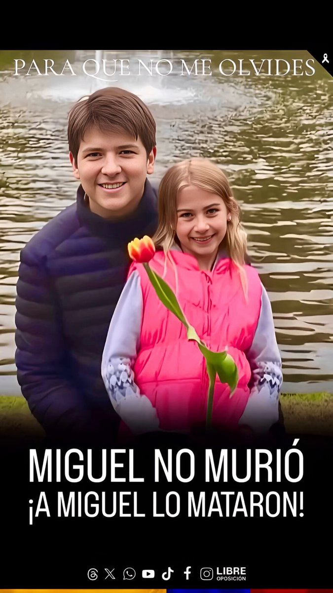🇨🇴😥| ¡PROHIBIDO OLVIDAR! Miguel no murió, a Miguel lo mataron. Lo asesino la paz total de Gustavo Petro, la segunda Marquetalia amiga de Iván Cepeda, esos mismos con los que Juan Manuel Santos, pactó la rendición de Colombia ante el crimen y el terrorismo. Colombia no puede olvidar quiénes son los responsables políticos y materiales de la muerte de Miguel Uribe y de miles de colombianos que hoy padecen este infierno que es la paz total.