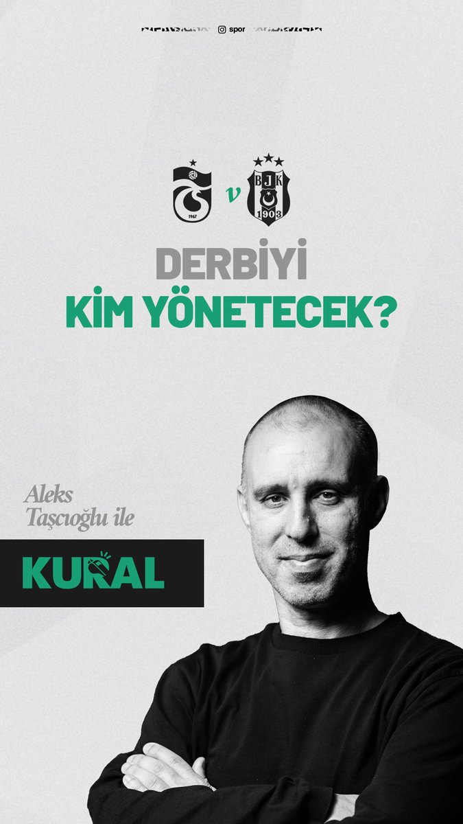 Trabzonspor-Beşiktaş derbisini kim yönetir? FIFA Kokartlı Eski Hakem Aleks Taşcıoğlu açıkladı. 🎙 Ömer Çelikbaşlı 🗣 Aleks Taşcıoğlu