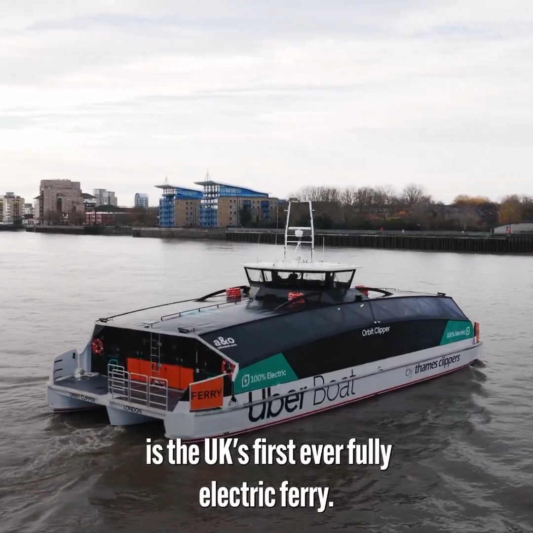 London now has its first fully electric cross-river ferry. The Orbit Clipper is faster, greener and can carry up to 100 bikes. It means cleaner and faster trips between North and South London - a big win for a more connected city.