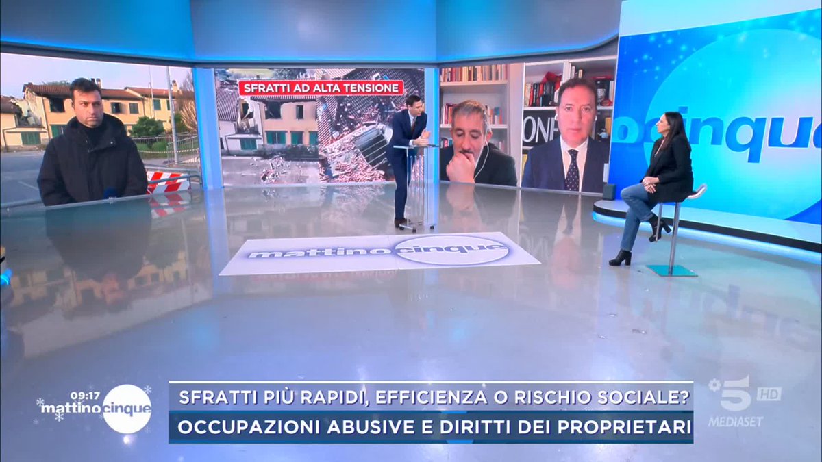 "Diritto alla prima abitazione, non puoi essere sfrattato se non hai un'altra casa" Annarita Briganti a #Mattino5