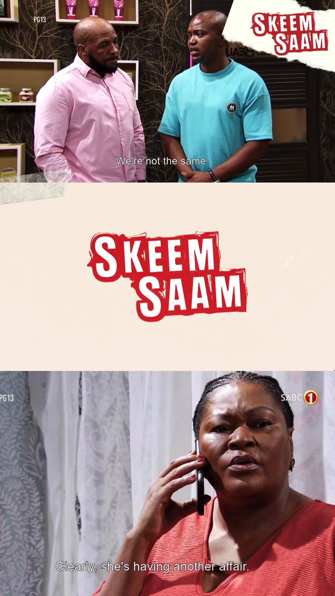 Tonight on #SkeemSaam SABC 1 at 19:30!!!📺🔥🔥🔥