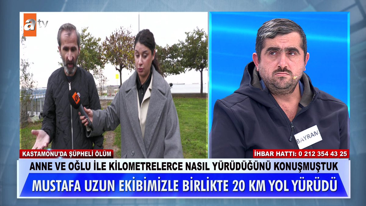 Anne ve oğlu ile kilometrelece nasıl yürüdüğü konuşulmuştu! Mustafa Uzun ekibimizle birlikte 20 km yol yürüdü! #MügeAnlıİleTatlıSert #MügeAnlı atv