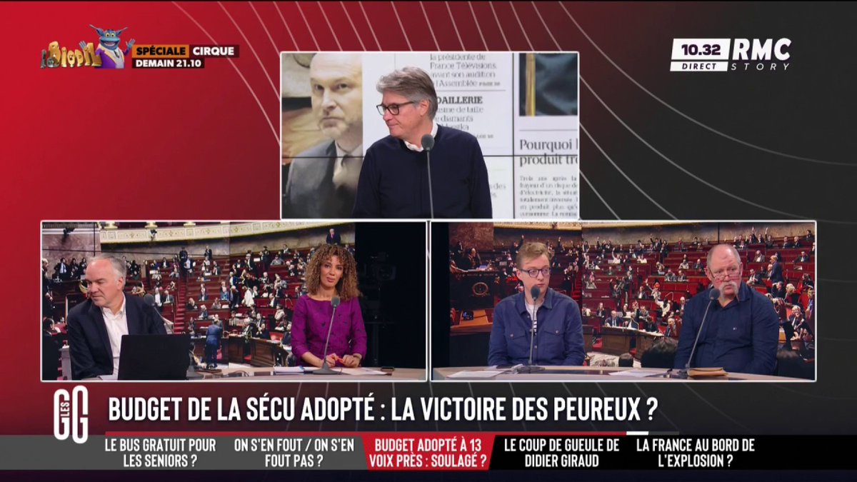 🗳️ Budget de la Sécu 📞Yoan : "125 000€, c'est ce que j'ai coûté à mon employeur, 75 000€ brut c'est ce que j'ai gagné, 45 000€ net c'est ce que j'ai gagné avant impôt... En Suisse, mon oncle paie 500€ de mutuelle par mois ! Je paie le double pour la santé sur ma paie" #GGRMC