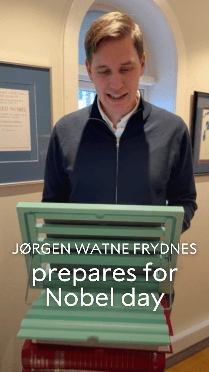 Jørgen Watne Frydnes, chair of the Norwegian Nobel Committee, has been preparing for today. In just two hours, the Nobel Peace Prize award ceremony will be streaming live from Oslo – stay tuned.