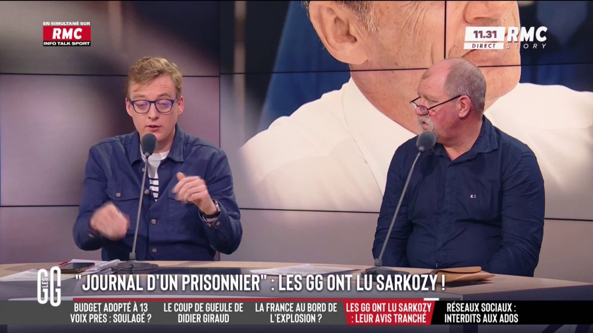 📖 Les GG ont lu le livre de Nicolas Sarkozy 🗣️Antoine Diers : "J'ai lu ça avec du recul, à la fin de la lecture, je suis un peu gêné sur le parallèle avec Dreyfus et en même temps, je suis convaincu de son innocence ! Je pense qu'on a mis un innocent en prison" #GGRMC
