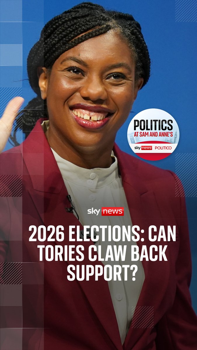 Can the Conservatives make ground at the local elections in 2026? Sam Coates Sky and @AnneMcElvoy discuss what success could look like for Kemi Badenoch. Listen to Politics at Sam and Anne's here 👉 #PASAA