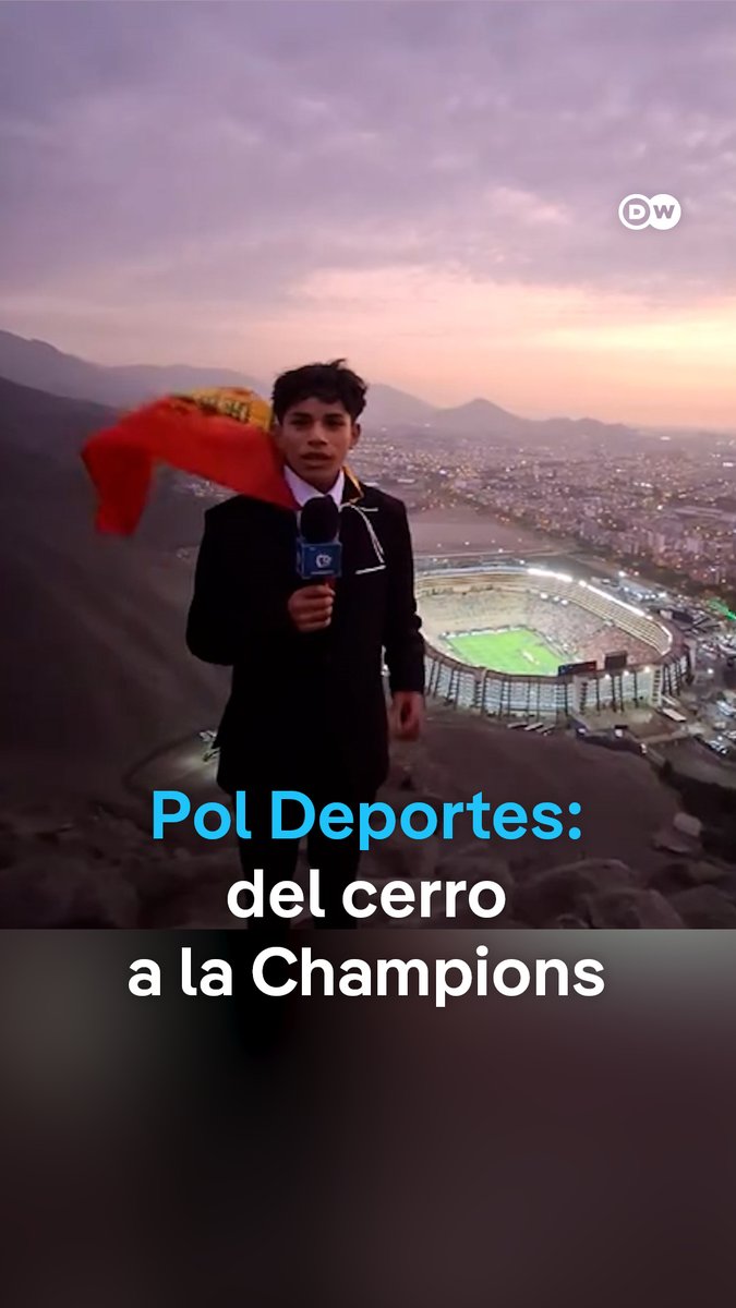 De narrar en un cerro en Perú a la #ChampionsLeague en Madrid: la historia de Pol Deportes Clíver Huamán, un joven peruano de 15 años, se hizo viral narrando la final de la #CopaLibertadores desde un cerro cercano al Estadio Monumental en Lima. Ahora cumple su sueño de narrar un partido de la Champions League en Madrid. /es