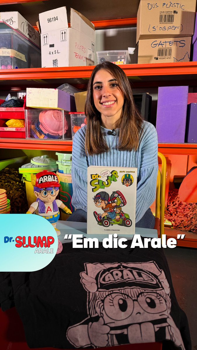 A Catalunya hi ha vuit persones que es diuen “Arale” i nosaltres n’hem conegut una! 🙌 Com és això de dir-se “Arale”? 🙄 #DrSlump3Cat