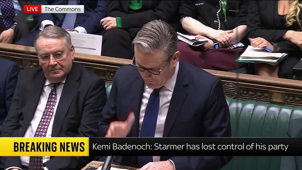 "The real question is, who's next?" Sir Keir Starmer hits out at opposition leader Kemi Badenoch over the number of ex-Conservative MPs that have defected to Reform UK. 📺 Sky 501, Virgin 602, Freeview 233 and YouTube