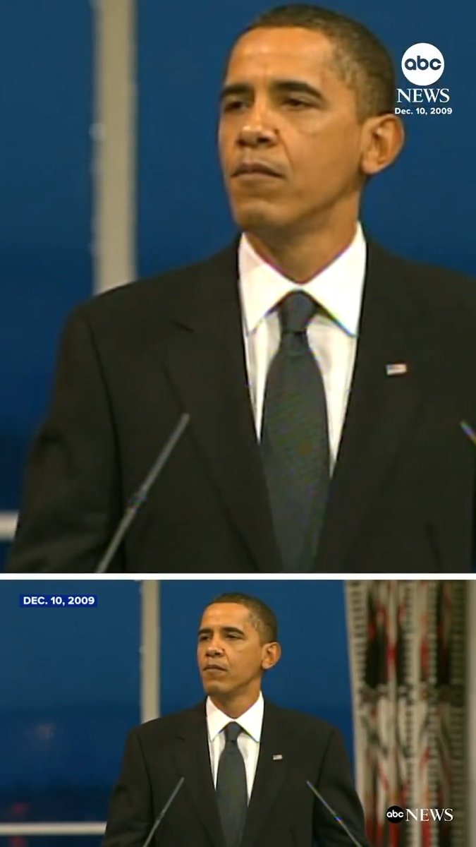 ON THIS DAY: In 2009, former President Obama accepted the Nobel Peace Prize. “Clear-eyed, we can understand that there will be war, and still strive for peace.”