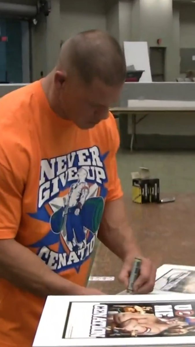 The hardest working man in the business ✍️ Don't miss John Cena's FINAL match this Saturday at #SNME, 8e/5p on Peacock!