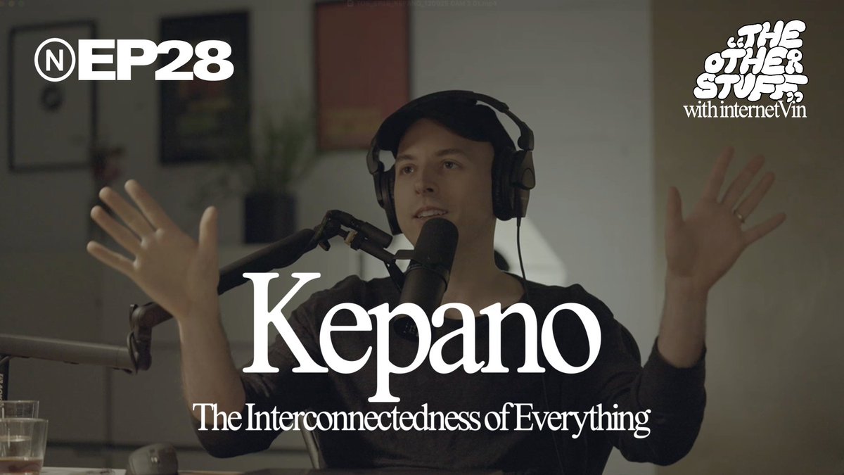 Steph Ango (kepano) is a designer, entrepreneur, and the CEO of Obsidian. In this episode, we discussed his journey from creating Winamp skins to leading Obsidian, and the fundamental patterns and inclinations that drive everything he explores and makes. We discussed Obsidian on multiple different dimensions, his deluxe chocolate chip cookie recipe, his exploration through furniture design, and his default inclination to push “too far” into anything he is exploring. Steph Ango demo'd the design process of several furniture projects he’s been working on at home as well as a custom piano learning app he created to teach himself music theory. This is a conversation about craftsmanship, pursuing a deep understanding, and what that reveals about who we are. The Other Stuff is hosted by internetVin — filmmaker, entrepreneur, and possibly the most curious man on Earth. Produced by New. The Other Stuff #28 — Kepano: The Interconnectedness of Everything — Timestamps 00:03:55 Origin of Kepano 00:10:34 Relationship with Computers 00:15:25 Online Communities & Video Games 00:30:47 Winamp Skins 00:40:04 Uniformity in Design 00:51:05 Obsidian 00:59:20 Bidirectional Linking, And The Relationship Between Everything 01:23:18 Obsidian Sync, Publish, and Bases 01:32:06 Why File Over App 01:43:15 The Deluxe Chocolate Chip Cookie Taste Test 01:49:48 Living Fully 02:09:50 Early Project Walkthrough 02:19:03 Furniture Design Walkthrough 02:49:00 Constraint and Patterns 02:58:47 Kepiano 03:13:00 The Future of AI and Startups 03:31:10 Closing
