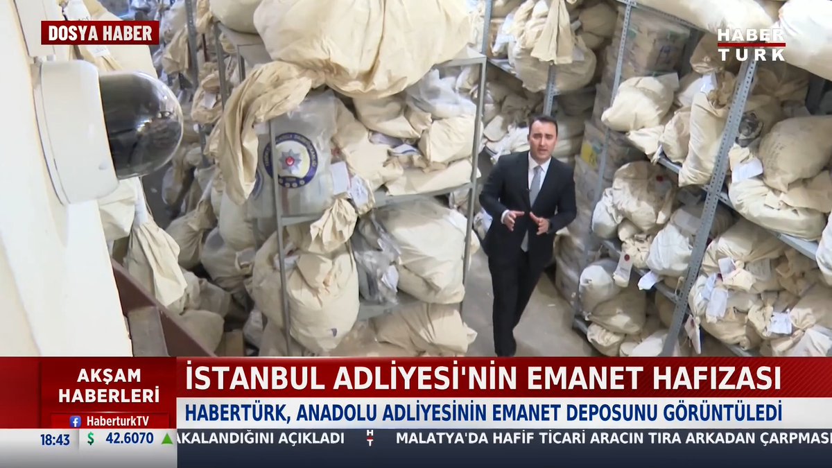 📌Adli emanet depoları nasıl korunuyor? Habertürk, Anadolu Adliyesi'nin emanet deposunu görüntüledi. DOSYA HABER | Ceylan Sever, Yunus Emre Aytekin