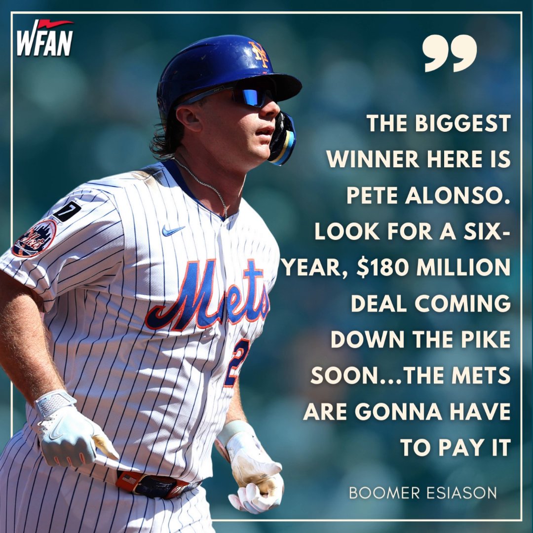 Boomer says Edwin Diaz leaving and Kyle Schwarber's contract means the Mets are going to have to PAY Pete Alonso: