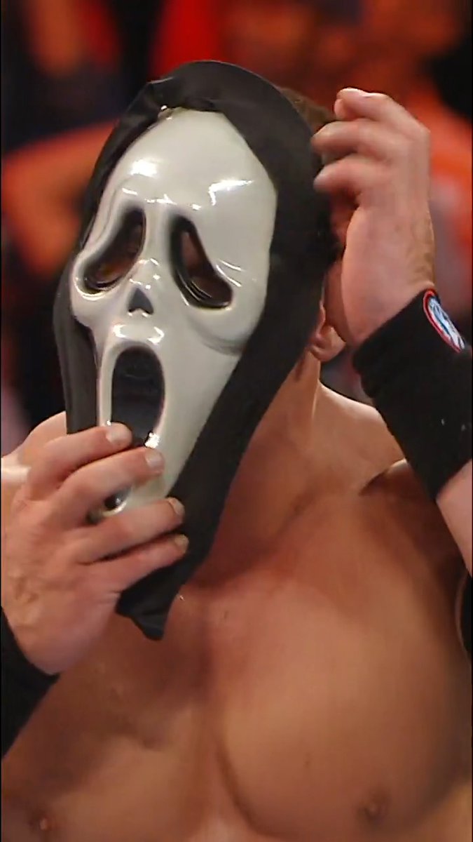 That time The GOAT turned into Ghostface 😅 👻 Don't miss John Cena's FINAL match this Saturday at #SNME, 8e/5p on Peacock!