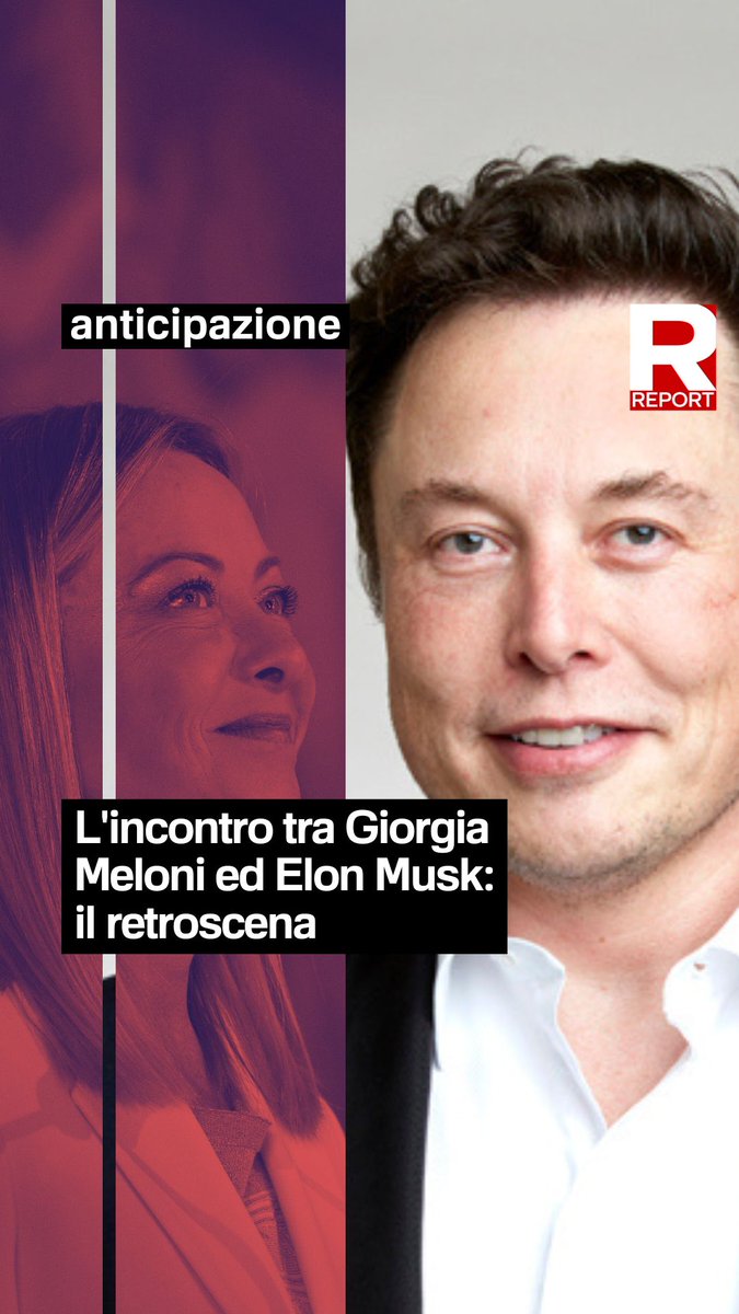 Per la prima volta l'emissario di Elon Musk in Italia racconta come è nato il rapporto speciale tra Giorgia Meloni e il miliardario americano. E poi, c'è chi pensa che non potrà mai vincere un'elezione ma ambisce a cambiare unilateralmente il mondo. Domenica dalle 20.30 su #Rai3