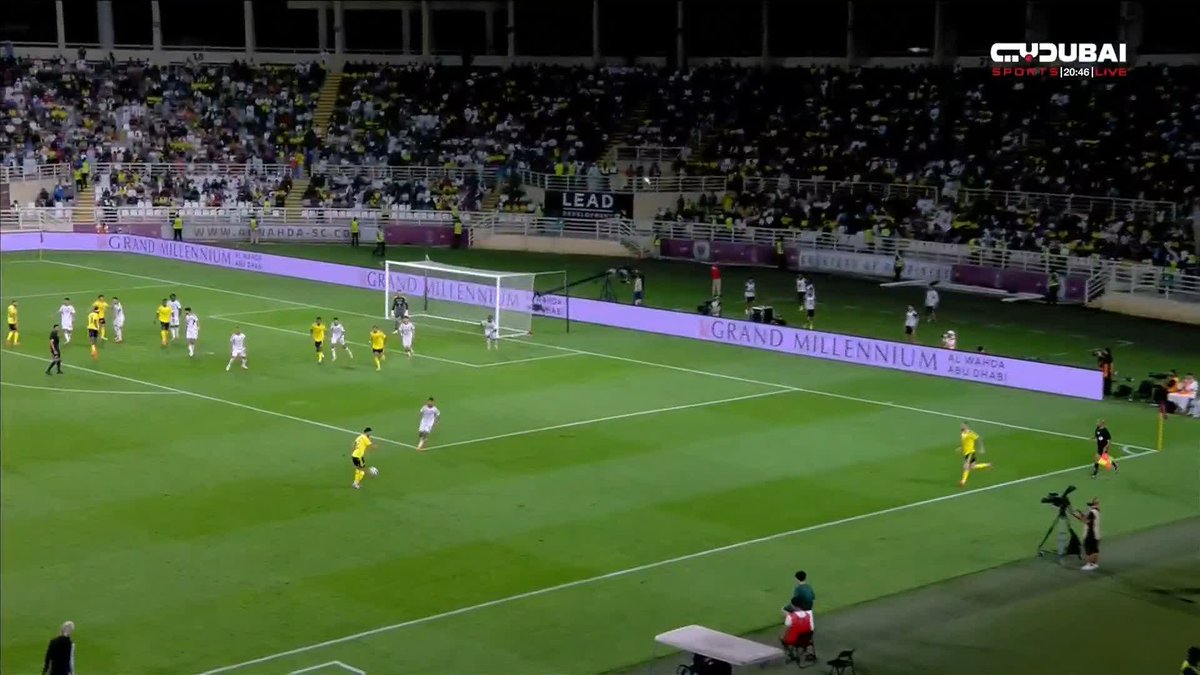 ⚽️ هـــدف كامارا يسجل الهدف الثالث للنصر #الوحدة: 2⃣ #النصر: 3⃣ #دبي_الرياضية
