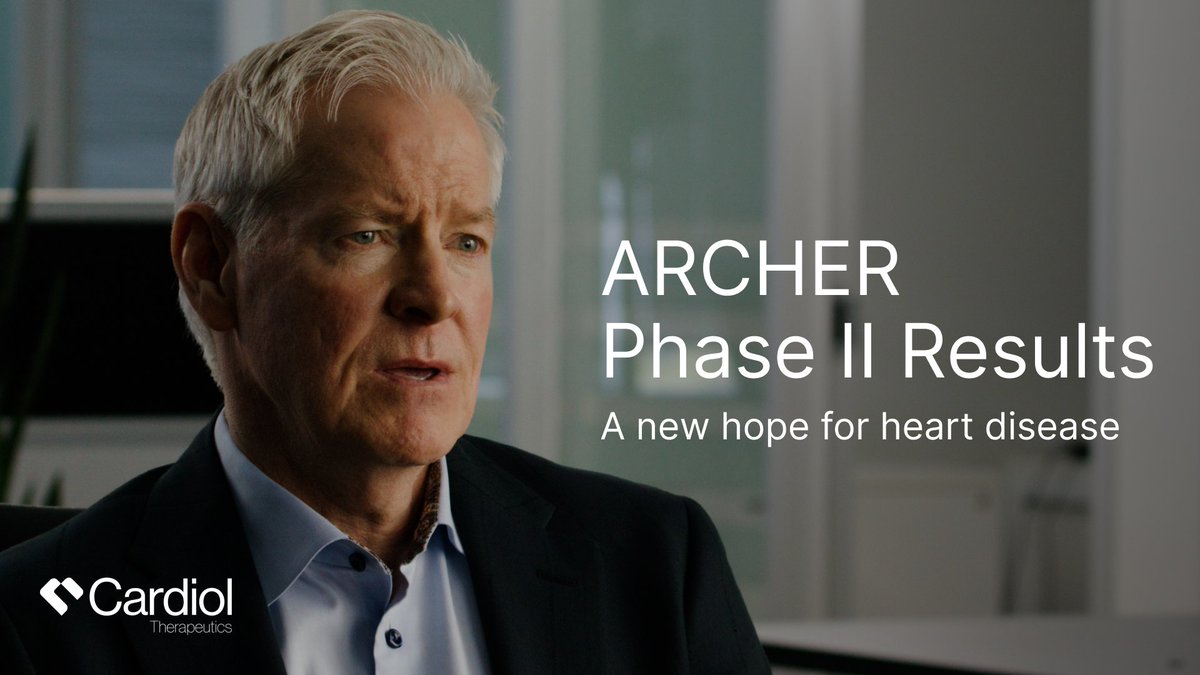 Heart disease is the #1 cause of death in the world today, with heart failure alone costing over $30 billion a year in the U.S. Myocarditis is one pathway into that broader crisis—and no drug has ever been shown to work in it. Data from the ARCHER trial now suggest CardiolRx™ could be the first—and may have opened the door to the largest unmet need in cardiology: heart failure. (NASDAQ: CRDL | TSX: CRDL) 🎥 Watch the full ARCHER Phase II results video: