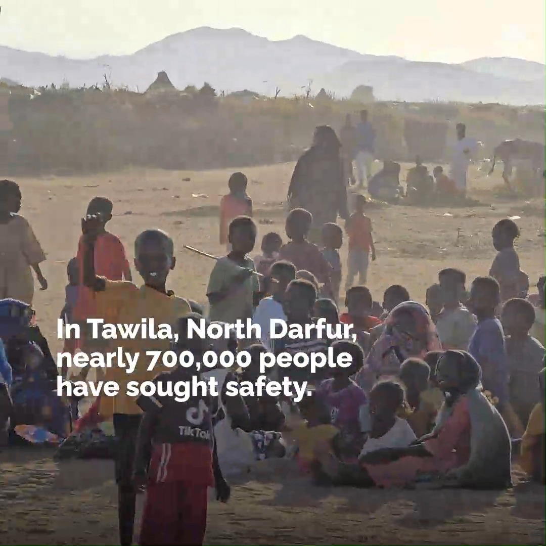 Sudan: Despite immense challenges, humanitarian workers are delivering life-saving assistance to people who fled violence in El Fasher, North Darfur. UN Humanitarian is calling for safe, sustained and unhindered access so aid can reach those who need it most.