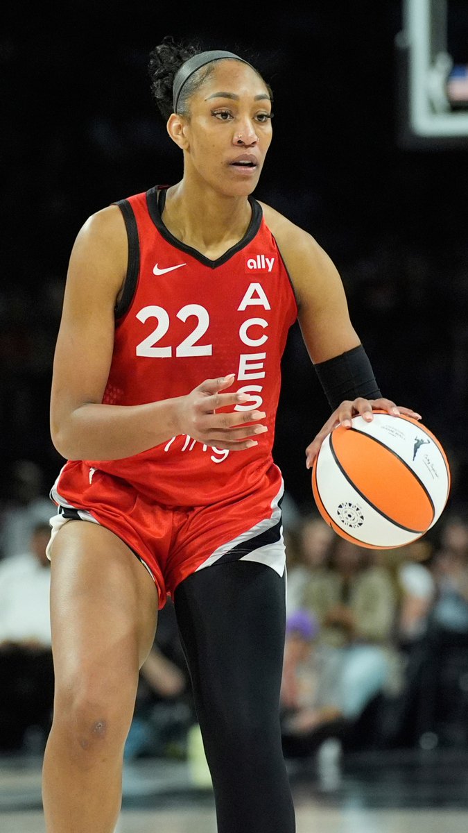 A'ja Wilson stood atop the WNBA again in 2025, winning a fourth MVP as her Las Vegas Aces earned a third championship in four seasons. For that, she earned The Associated Press Female Athlete of the Year. #AjaWilson #WNBA