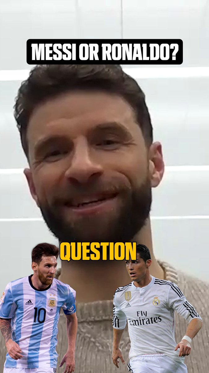 Question as old as time: Messi or Ronaldo 😂