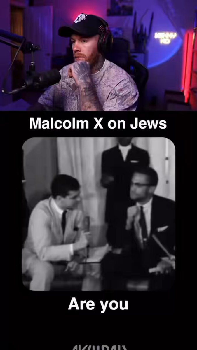 Malcolm X had some amazing insight on the Jewish Lobby. 👀