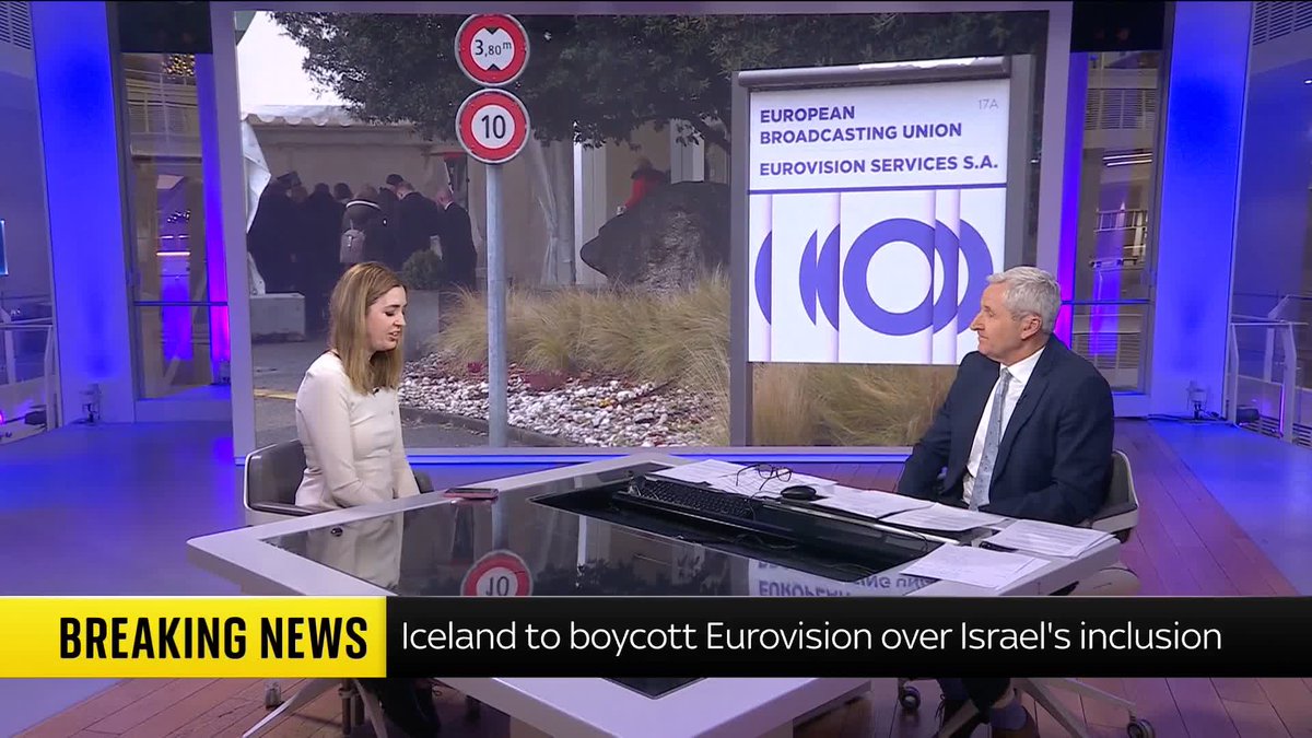 Iceland has pulled out of Eurovision 2026 over Israel's inclusion. Arts and Entertainment Correspondent Katie Spencer has the latest. 📺 Sky 501, Virgin 602, Freeview 233 and YouTube