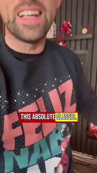 Feliz NabiLad! 💃 Dan Clubbe with an important message about ordering any of our XMas Sweatshirts by this Friday to make sure you get yours before Christmas 🎄