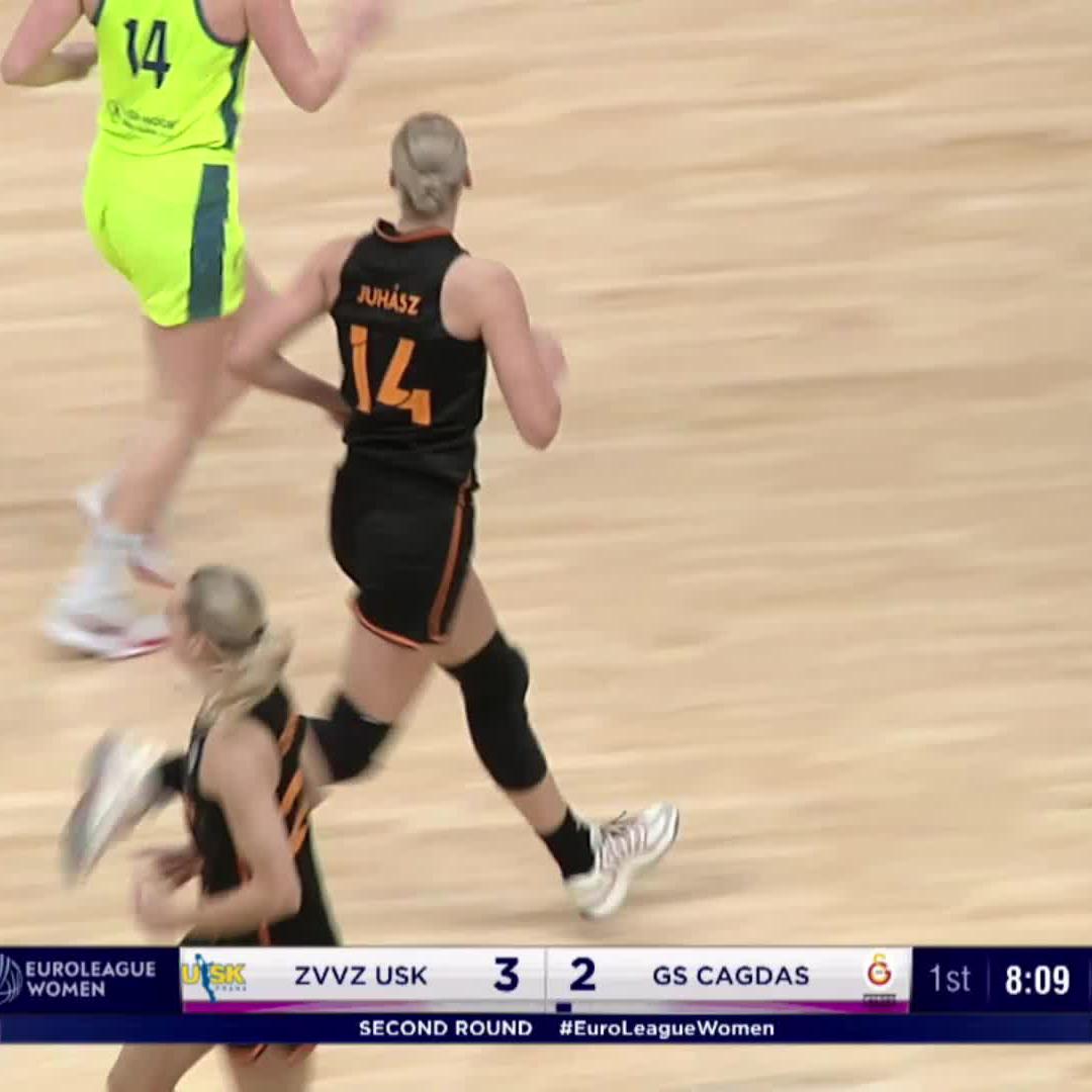 HOW, Dorka Juhász!? #EuroLeagueWomen x Galatasaray Çağdaş Faktoring