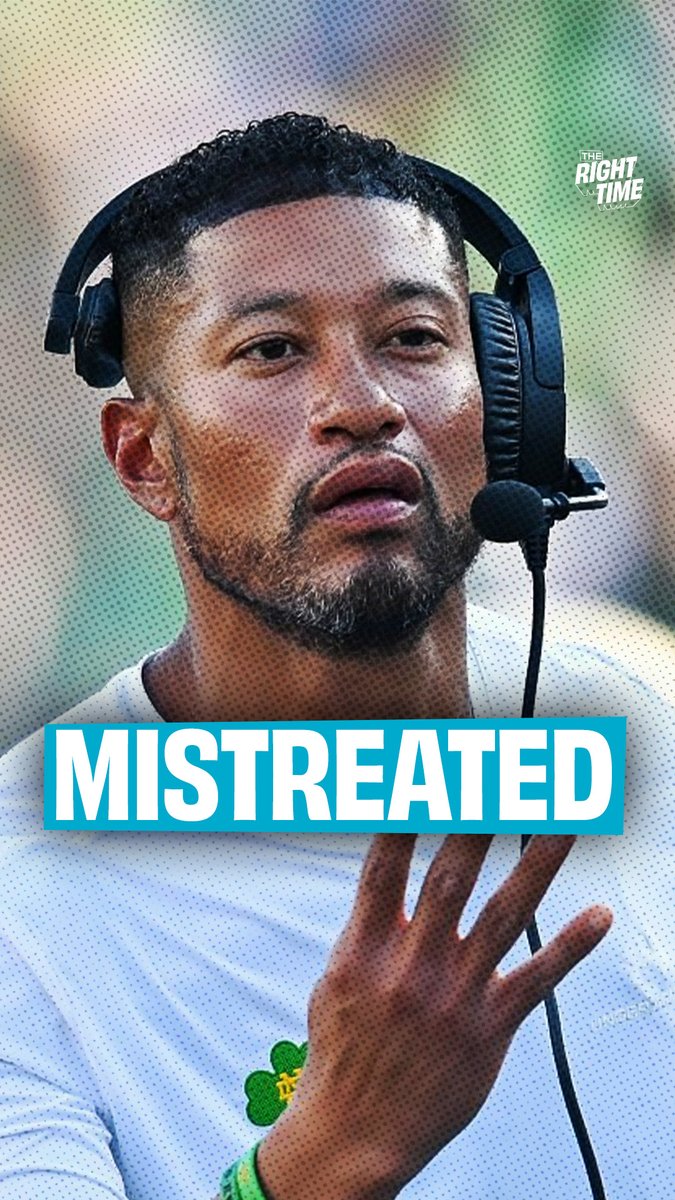 Norte Dame isn’t used to being mistreated like this 👀 “They’re the baddest one college football has ever truly had.”