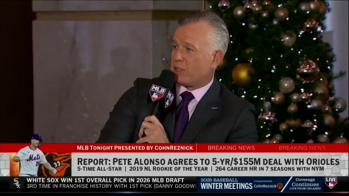 Ron Darling on the loss of Pete Alonso: “You’ve now paid, unless you get a bat, Juan Soto to walk 150 times a year.”