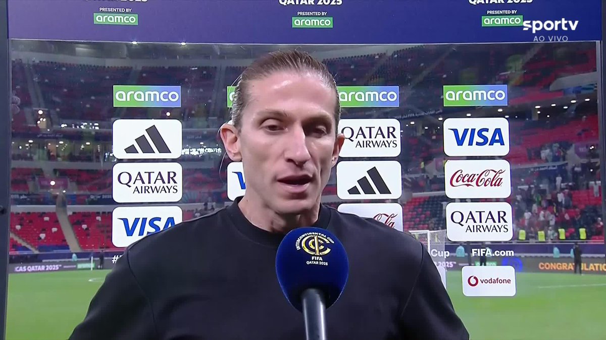 Filipe Luís comentou que a conversa no intervalo não foi motivacional e sim tática. #Futebol #CopaIntercontinental #Flamengo