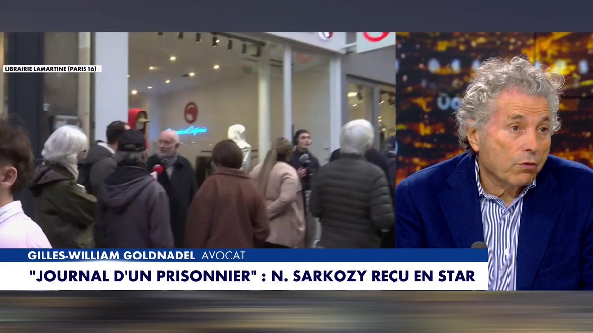 Gilles-William Goldnadel : «Si ceux qui ont pris la décision d'envoyer Nicolas Sarkozy en prison, c'était pour l'humilier, c'est plutôt raté.» #HDPros2
