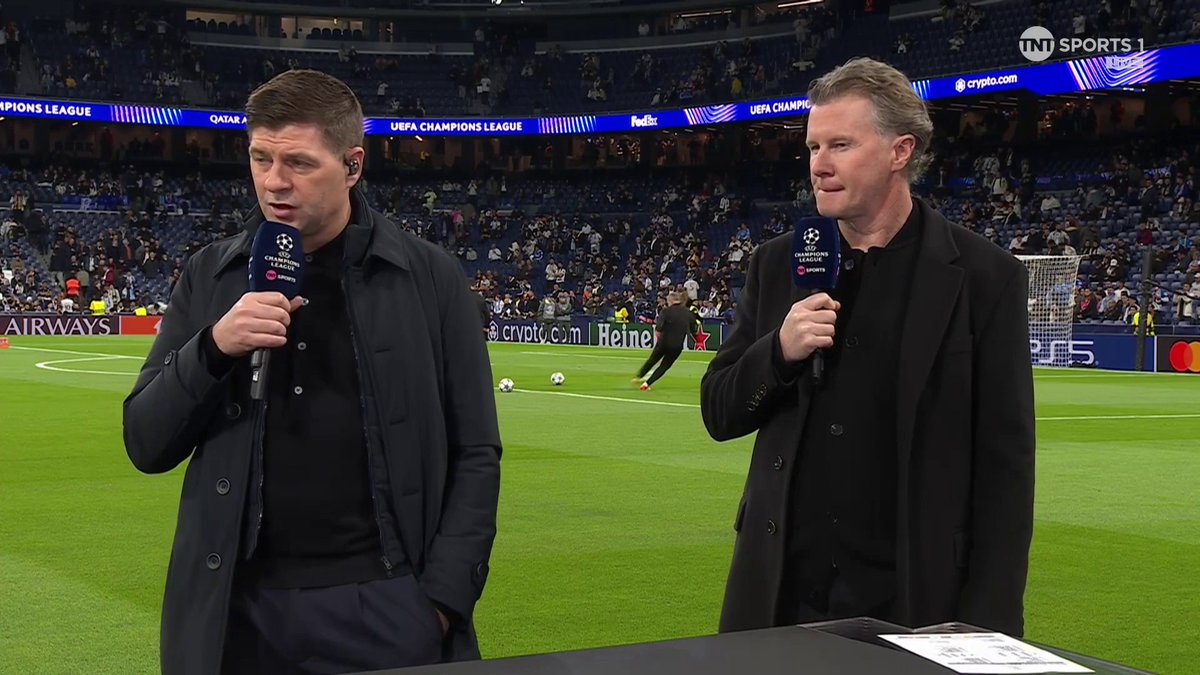 "If they lose tonight, he [Xabi Alonso] could go..." "It's a brutal job being manager of Real Madrid..." Steven Gerrard and Steve McManaman on the recent troubles facing Xabi Alonso 🗣️ TNT Sports &amp; discovery+ UK | Laura Woods