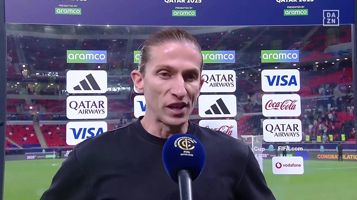 “No olvido que en la fecha 17 donde les fracturan a Kevin, desde ese mismo partido les llevamos una ventaja” Filipe Luis tras conseguir el pase a semifinales con Flamengo 🇧🇷 #FIFAIntercontinentalCup 🏆