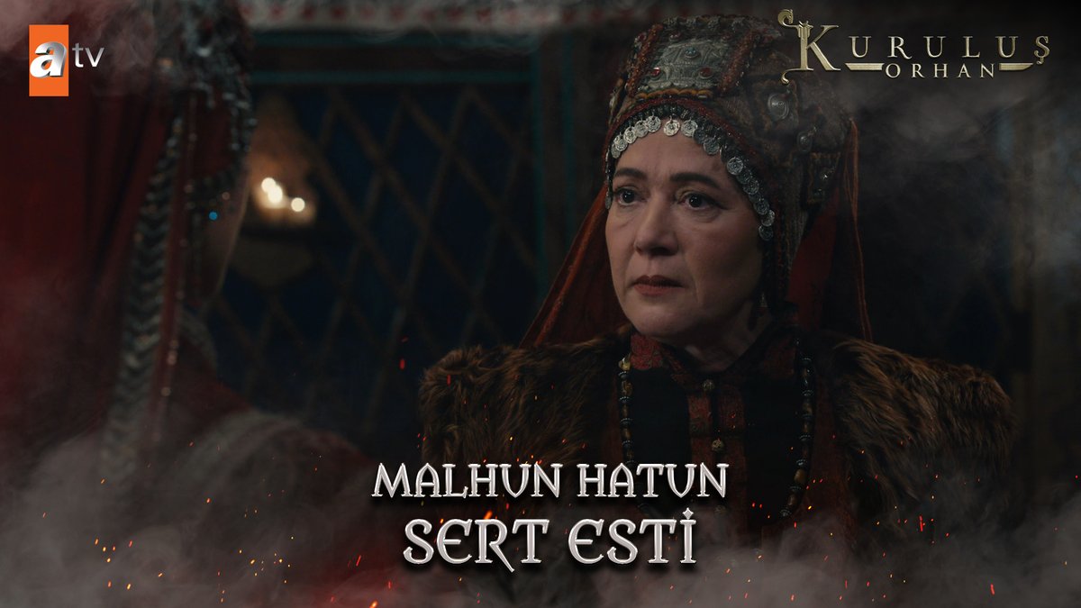 Malhun Hatun sert esti. "Obanın seyisini düşünmek sana mı kaldı?" #KuruluşOrhan atv