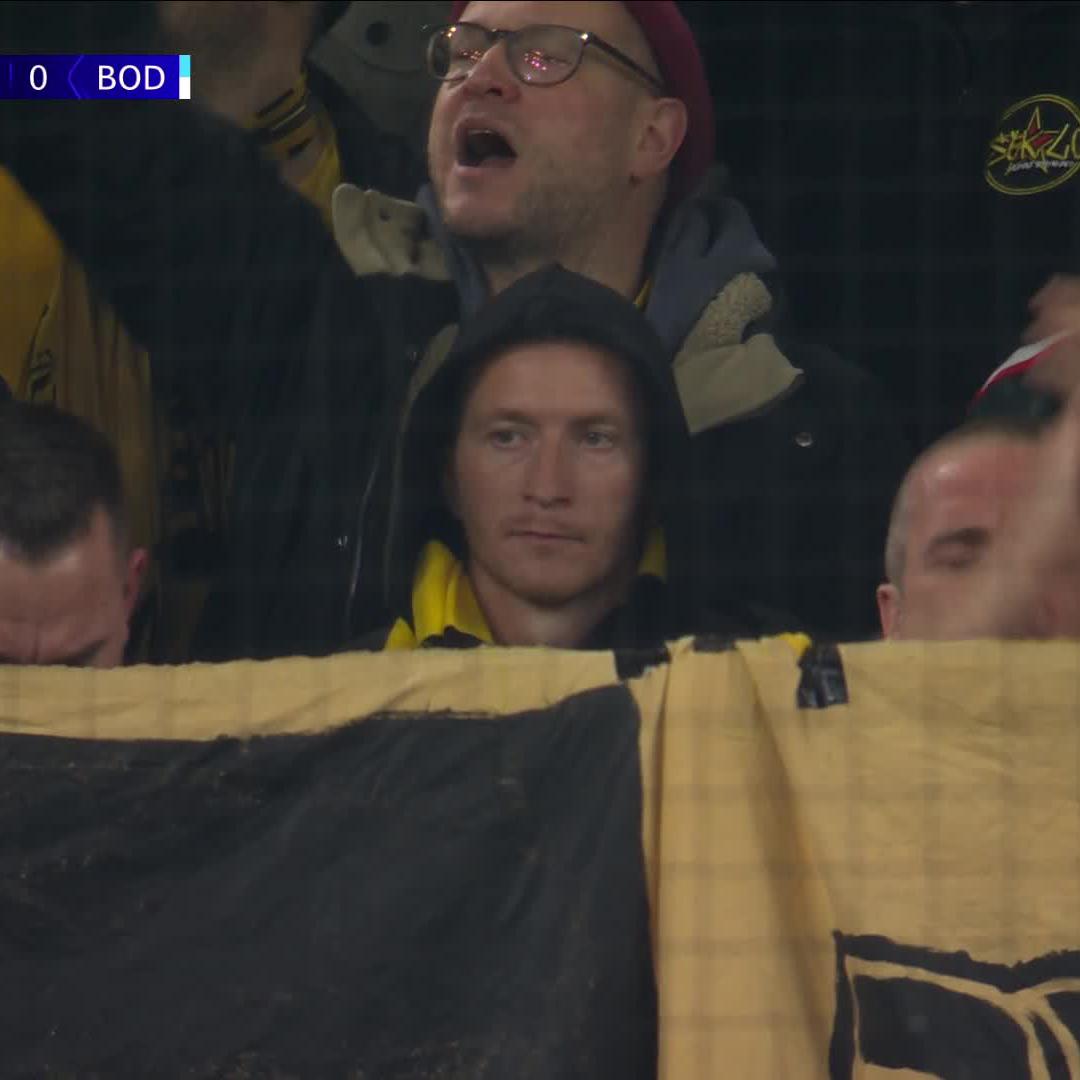 Reus und Großkreutz in der Kurve #UCL #DAZNmoment #BVBBOD