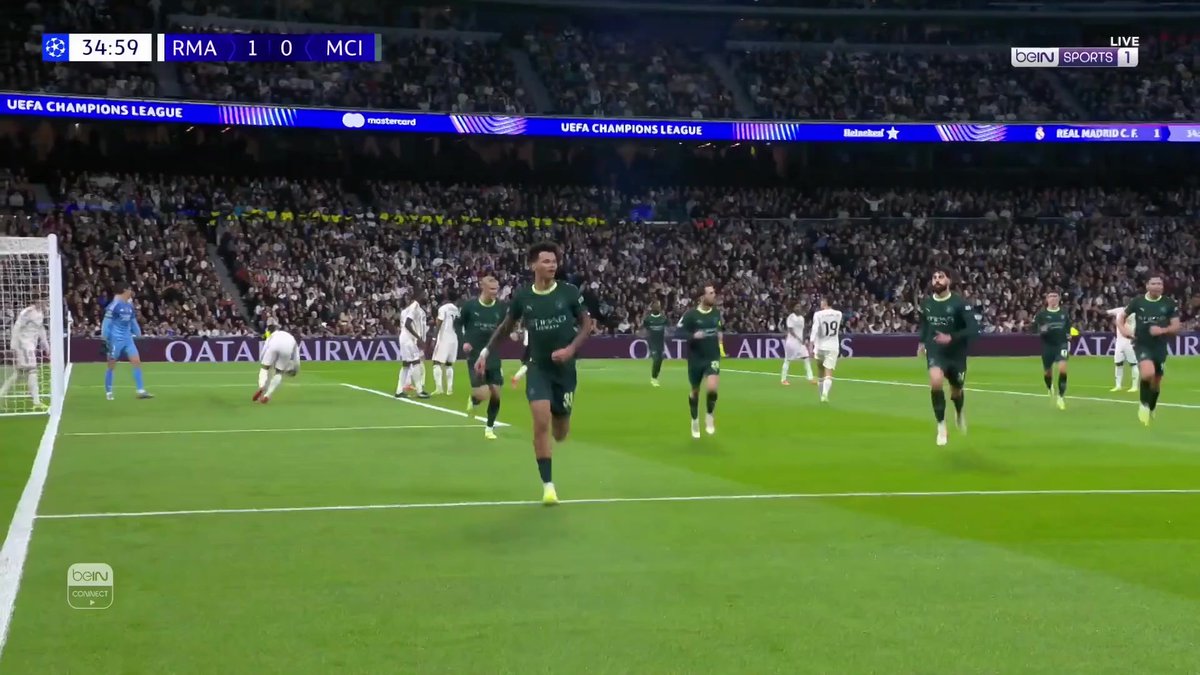 نيكو أورايلي يعدل النتيجة لمانشستر سيتي #دوري_أبطال_أوروبا #UCL | #UEFAChampionsLeague