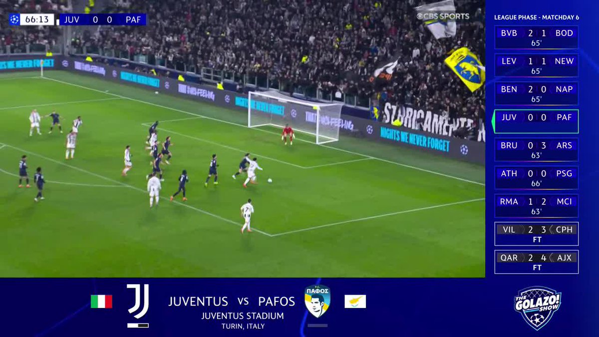 A MAGICAL STRIKE FROM MCKENNIE IN THE #UCL 🪄