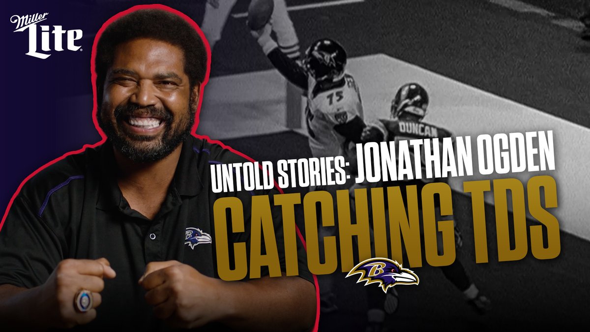 .Jonathan Ogden flexed on 'em 🔥 Untold Stories J.O. was 2 for 2 🔥 | Miller Lite