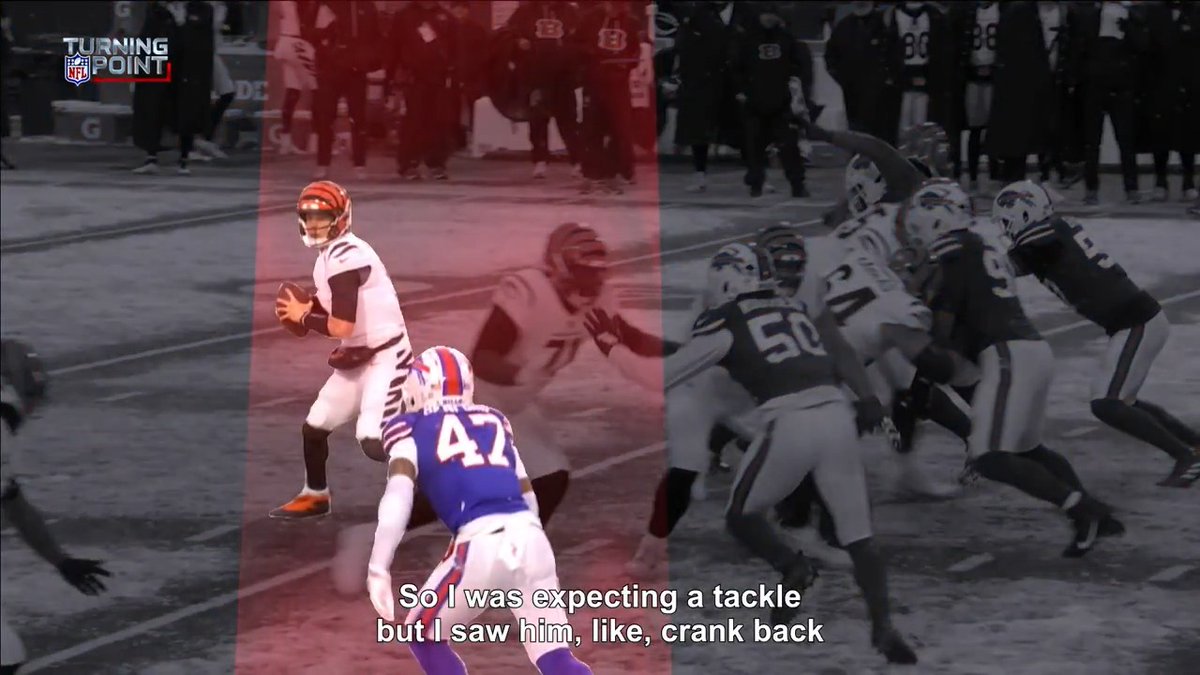"I wasn't supposed to jump." Christian Benford was in the right place, right time to flip the game🤞 #NFLTurningPoint on ESPN+ | Louis Riddick