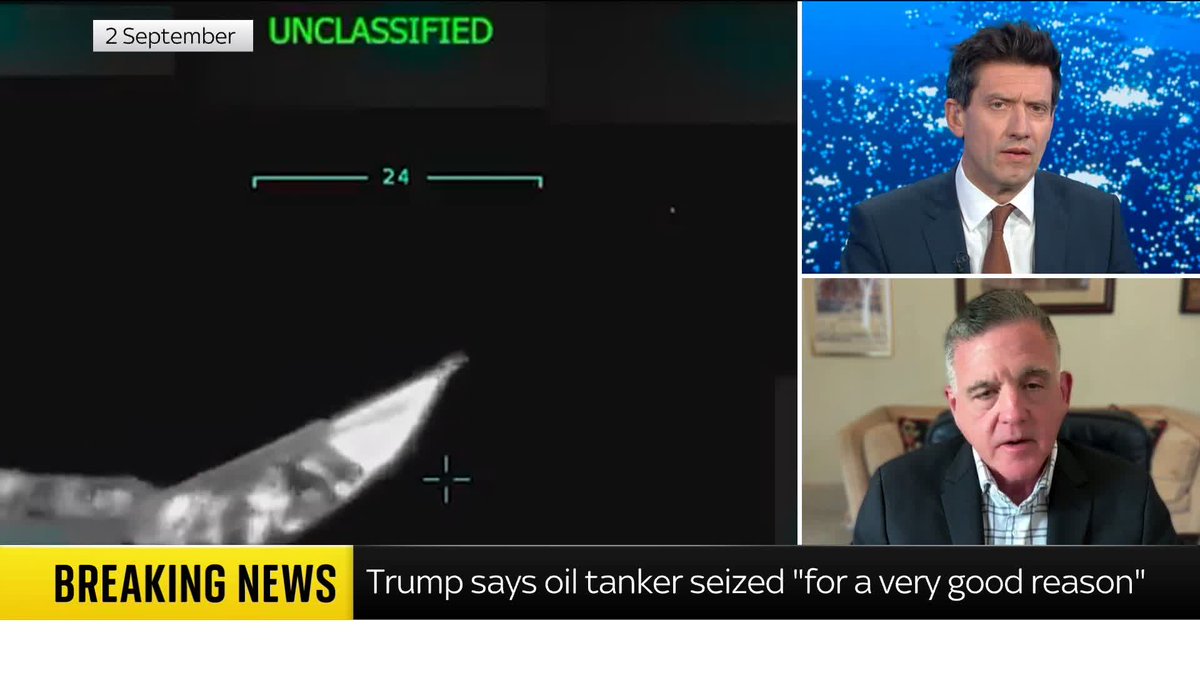 'Analogising Tren de Aragua to Al-Qaeda or ISIS is a false analogy.' Former senior adviser to the US army on warfare law Geoffrey Corn reacts to the US seizing a Venezuelan oil tanker and warns this has the potential to escalate military confrontations.