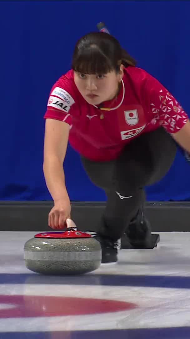 Past the guard by nothing! 😱 What a shot from Kotani Yuna 🇯🇵 who finds the perfect line and sends the yellows flying. Watch all games live on The Curling Channel! #curling #oqe #japan #roadto2026