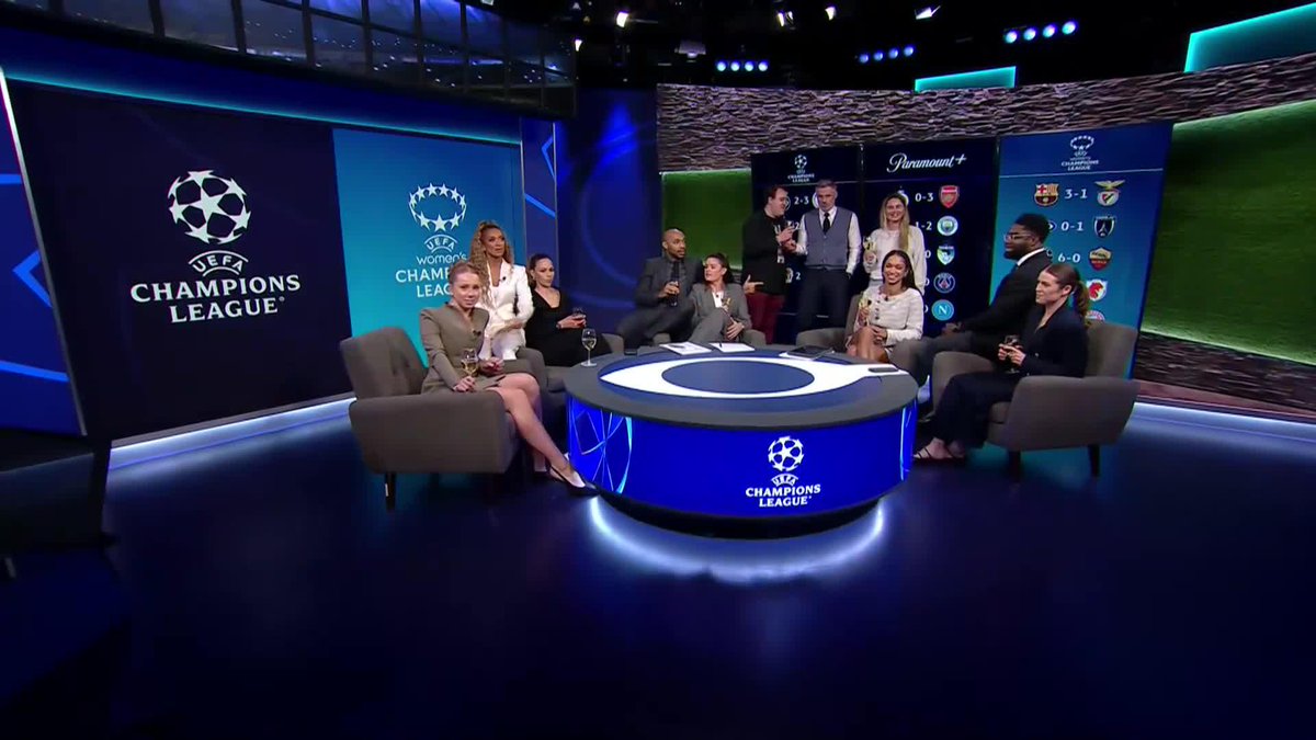 Wine down Wednesday comes to London 🍷 A very wholesome end to the UCL x UWCL crossover ❤️