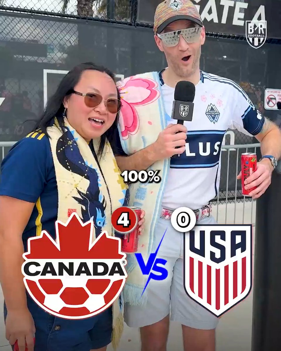 Canada fans are confident their team will go further than the USMNT at the World Cup 🇨🇦