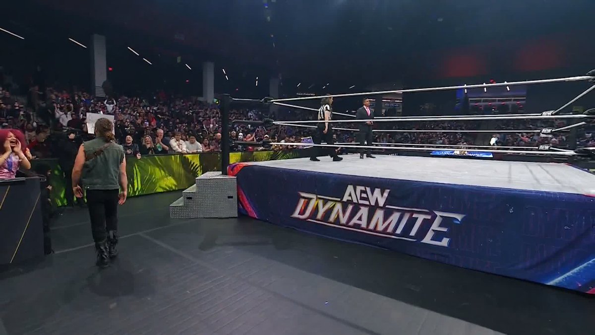 Before this Gold League Match between Perry and Okada gets underway, Renee Paquette has this report on Jack Perry. Watch #AEWDynamite LIVE on TBS &amp; HBO Max