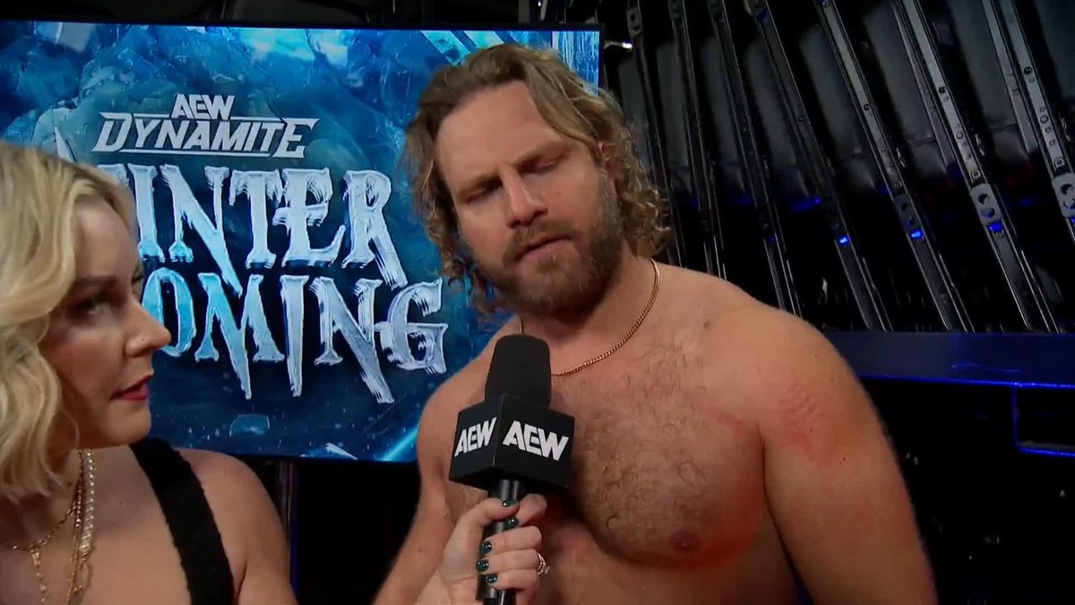 Hell has frozen over! Hangman Adam Page & The Realest Swerve Strickland score the tag team win, and Hangman sends a message to #AEW World Champion Samoa Joe! Watch #AEWDynamite LIVE on TBS & HBO Max