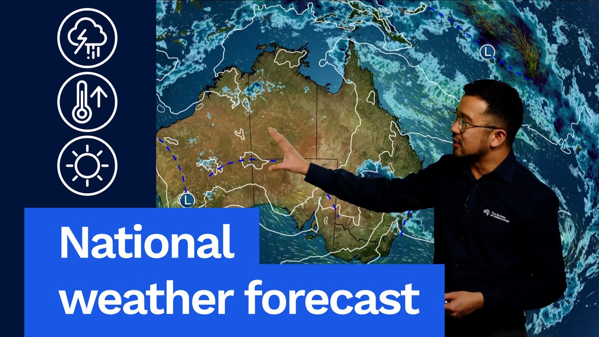 National Weather Forecast: Hot and unsettled for much of Australia, milder in the east. Video current: 3:00pm AEDT 11 December 2025. Latest forecasts and warnings: or the BOM Weather app.